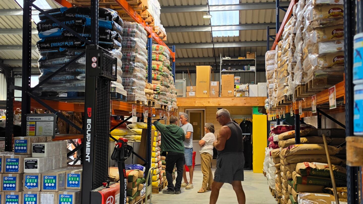 interieur rayons magasin Sare